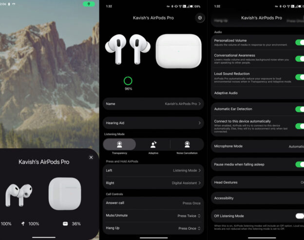 Image Cette application active les meilleures fonctions des AirPods sur Android