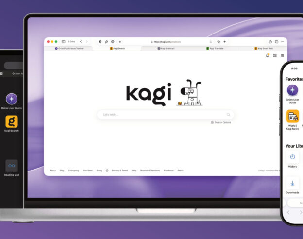 Image Orion, le navigateur WebKit de Kogi, débarque en version stable sur Mac