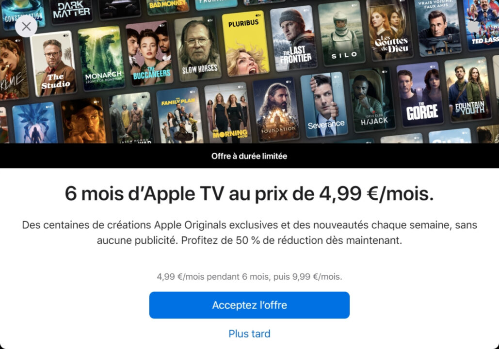 Promo Apple TV Black Friday 2025