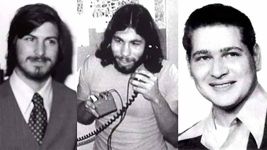 Steve Jobs, Steve Wozniak et Ron Wayne 