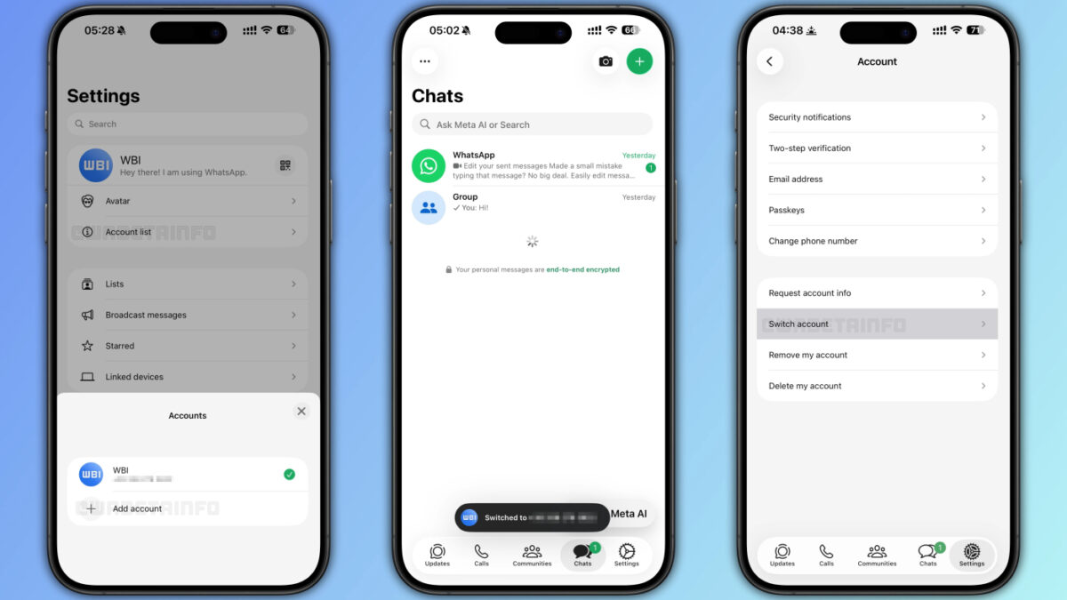 WhatsApp Application iPhone Multi-Comptes