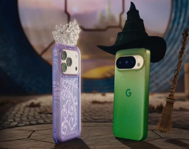 Image iPhone vs Pixel : Google parodie Wicked pour troller Apple dans une pub