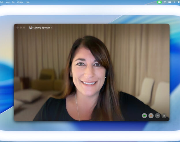 Image macOS 26.2 ajoute Edge Light, un éclairage pour améliorer vos appels vidéo