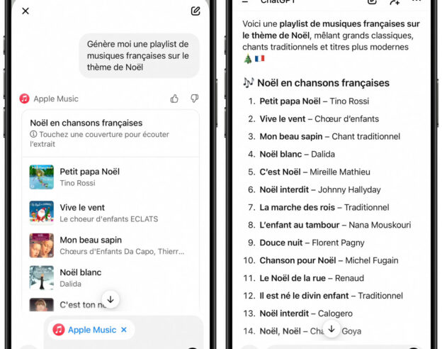 Image Apple Music est maintenant disponible sur ChatGPT