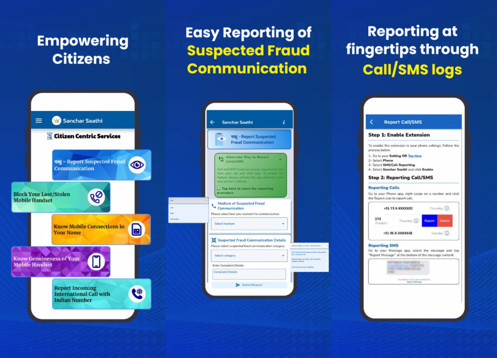 Sanchar Saathi Application iPhone
