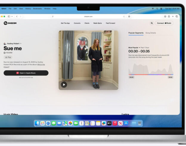 image de l'article Shazam indique désormais le moment le plus populaire d’une musique