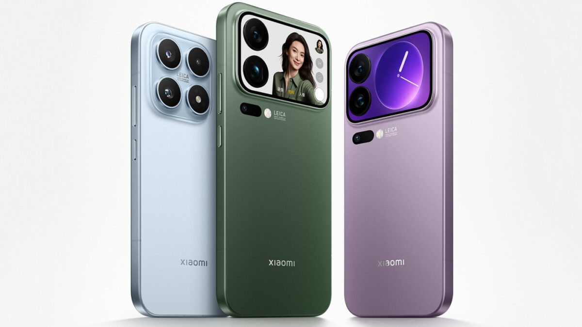 Xiaomi 17 et 17 Pro Arriere Deuxieme Ecran