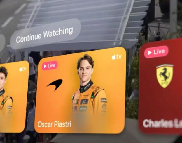 Image Formule 1 : Apple TV lève le voile sur l’interface dédiée à la F1