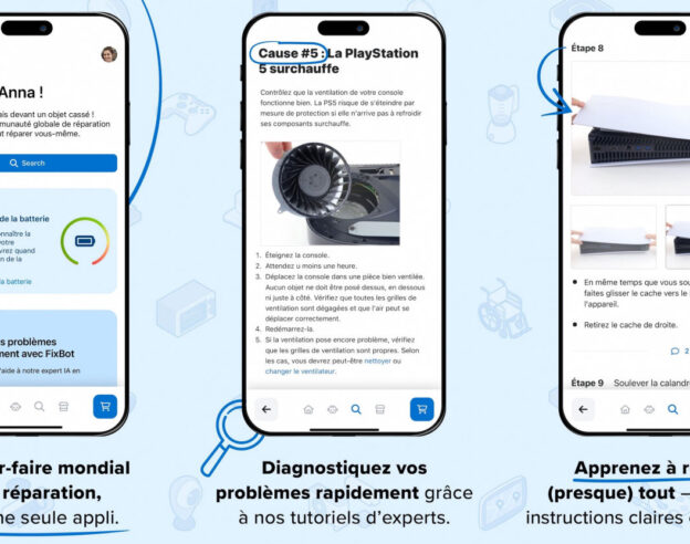 Image iFixit lance une application iOS pour les réparations et un chatbot IA