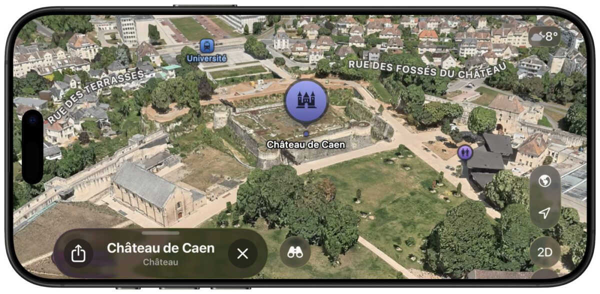 Apple Plans Flyover Chateau Caen