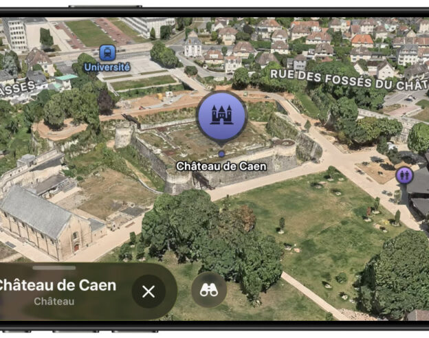 Image Flyover : Apple Plans propose Caen en 3D et met à jour Strasbourg