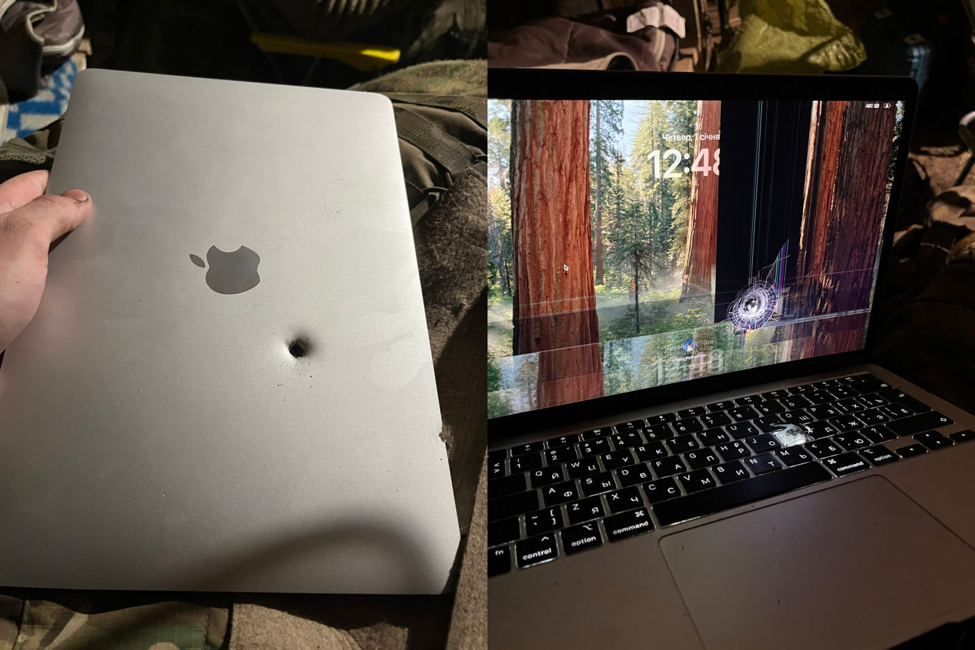 MacBook Air M1 Eclat Obus Transperce Soldat