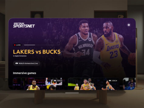 Image article Apple Vision Pro : la diffusion de matchs des Lakers en direct immersif arrive bientôt