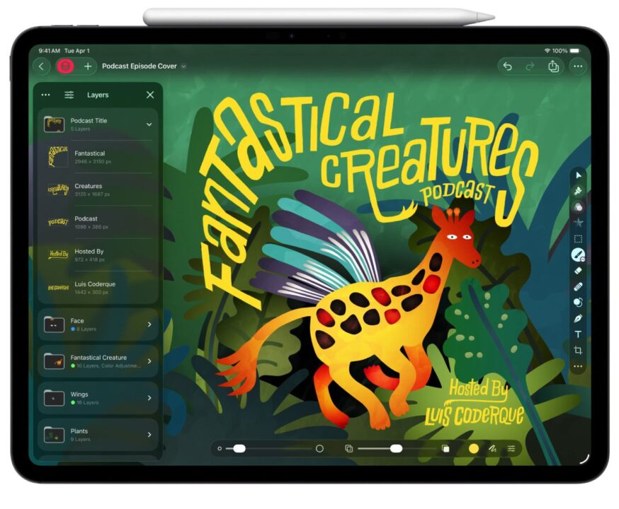 Pixelmator Pro Application iPad