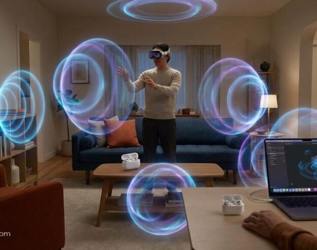 Image Brevet : Apple veut transformer un flux stéréo en une expérience audio tridimensionnelle