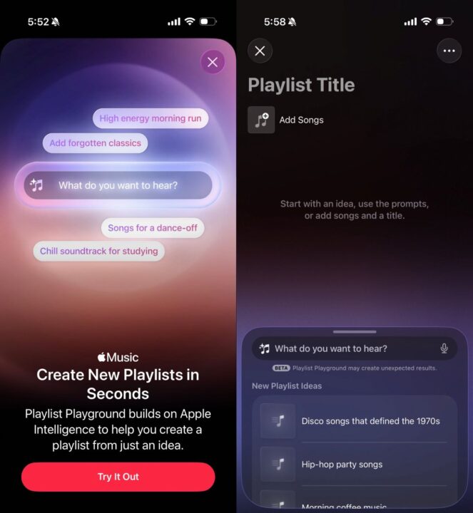 Apple Music Playlist Playground