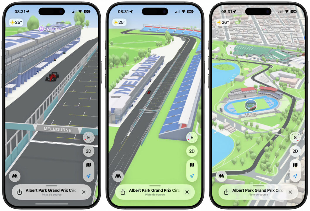 Apple Plans Formule 1 Circuit Grand Prix Australie