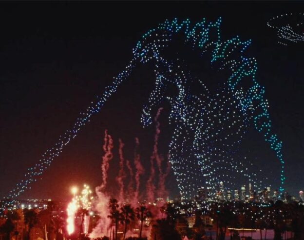 Image Apple TV : un show de 3 000 drones pour Monarch : Legacy of Monsters, et c&rsquo;est un record !