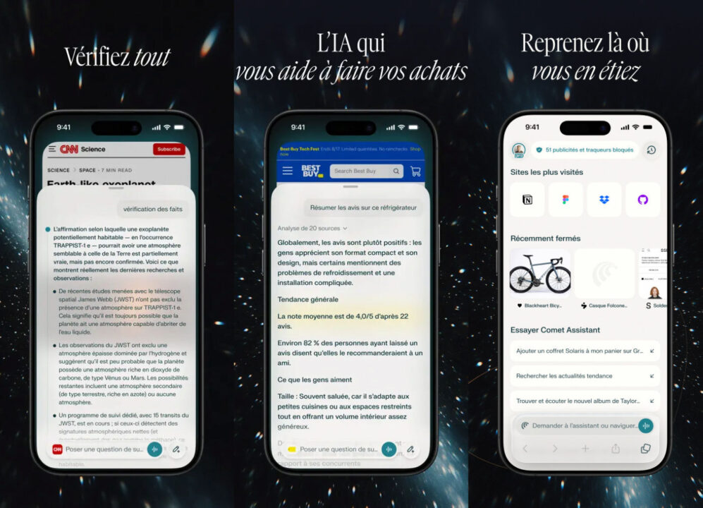 Perplexity Comet Application iPhone