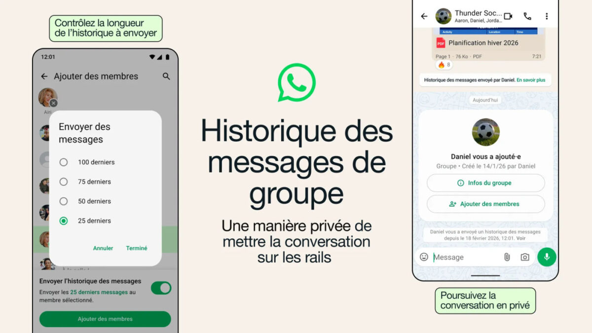WhatsApp Historique Des Messages De Groupe