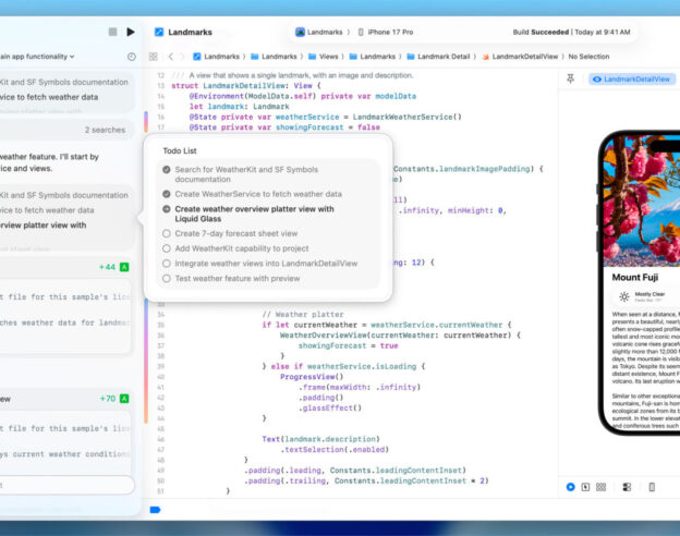Image Apple annonce Xcode intégrant Claude Agent et Codex pour l&rsquo;IA agentique