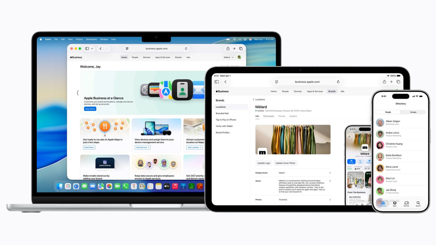 Apple Business MacBook iPad iPhone