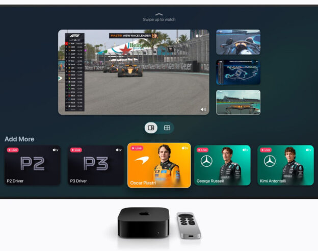 Image Apple va diffuser la Formule 1 en 4K Dolby Vision et audio 5.1