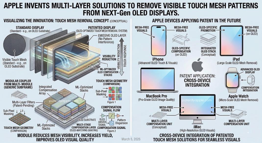 Brevet écran oled sans artefacts