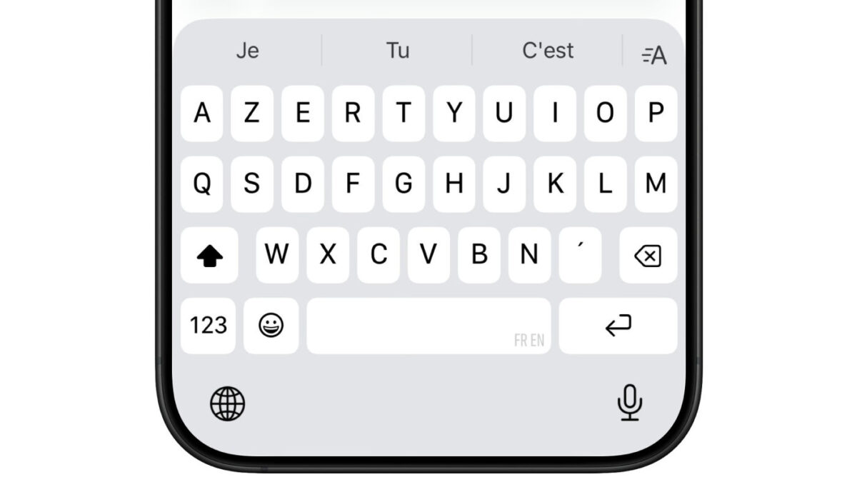 Clavier iPhone