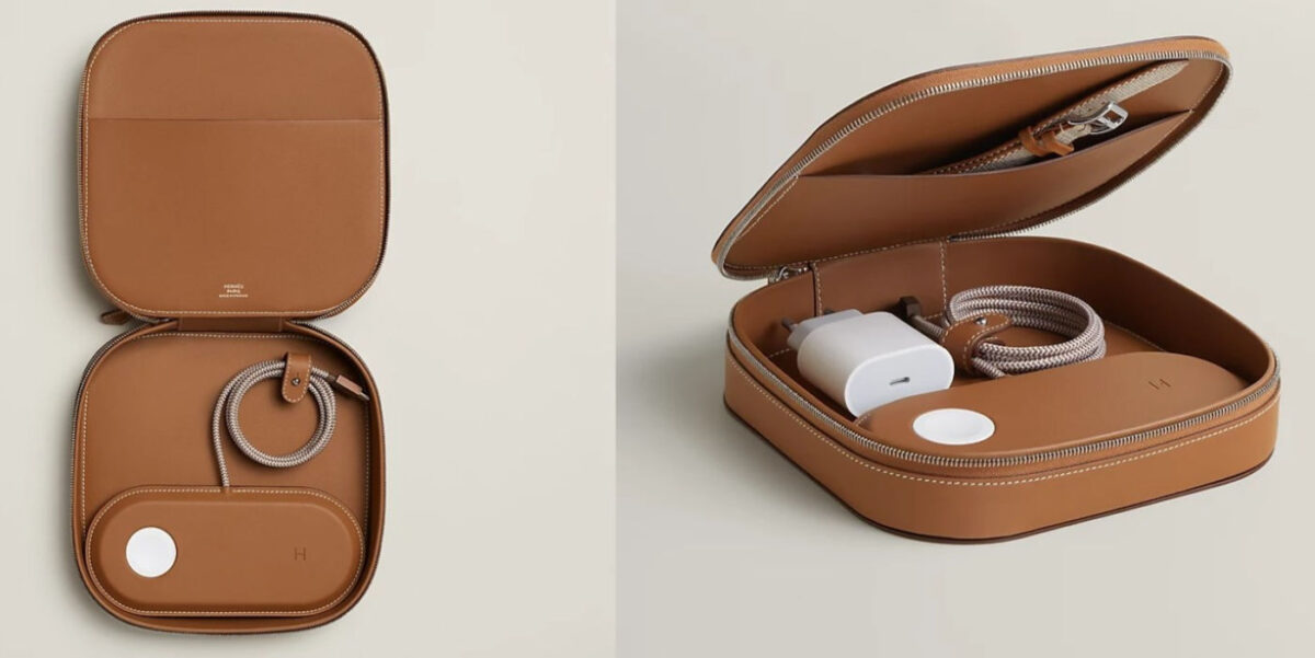Hermes Chargeur Paddock Duo et Trousse Grand Paddock MagSafe