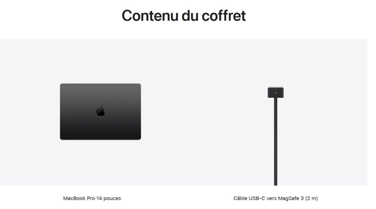 MacBook Pro M5 Pro M5 Max Vendu Sans Chargeur