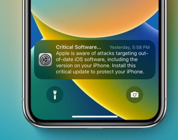 Image Apple envoie des alertes de mises à jour critiques pour iPhone après les failles Coruna et DarkSword