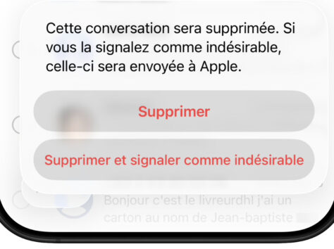 Image article « Signaler comme indésirable » : comment Apple gère le spam sur iPhone
