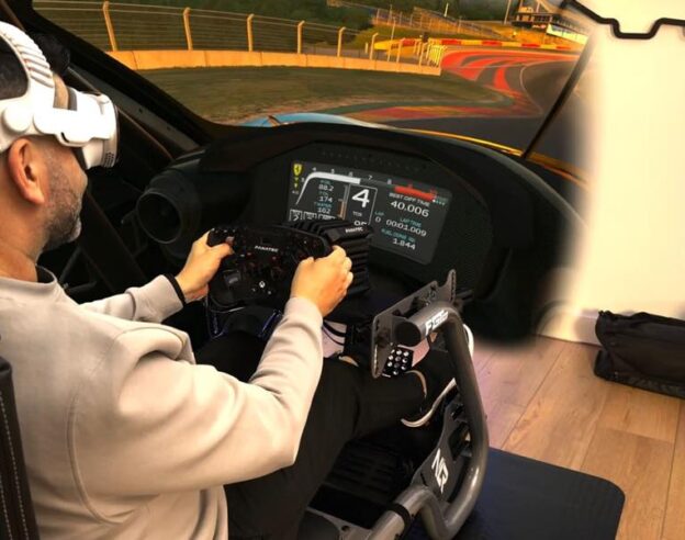 Image iRacing sur Apple Vision Pro : un niveau d&rsquo;immersion inédit grâce à visionOS 26.4