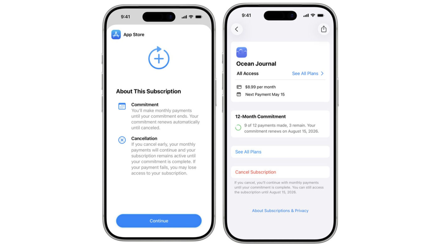 App Store Abonnement Mensuel Engagement 12 Mois