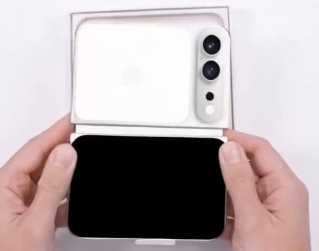 Image Une fausse vidéo de déballage de l&rsquo;iPhone pliable devient virale