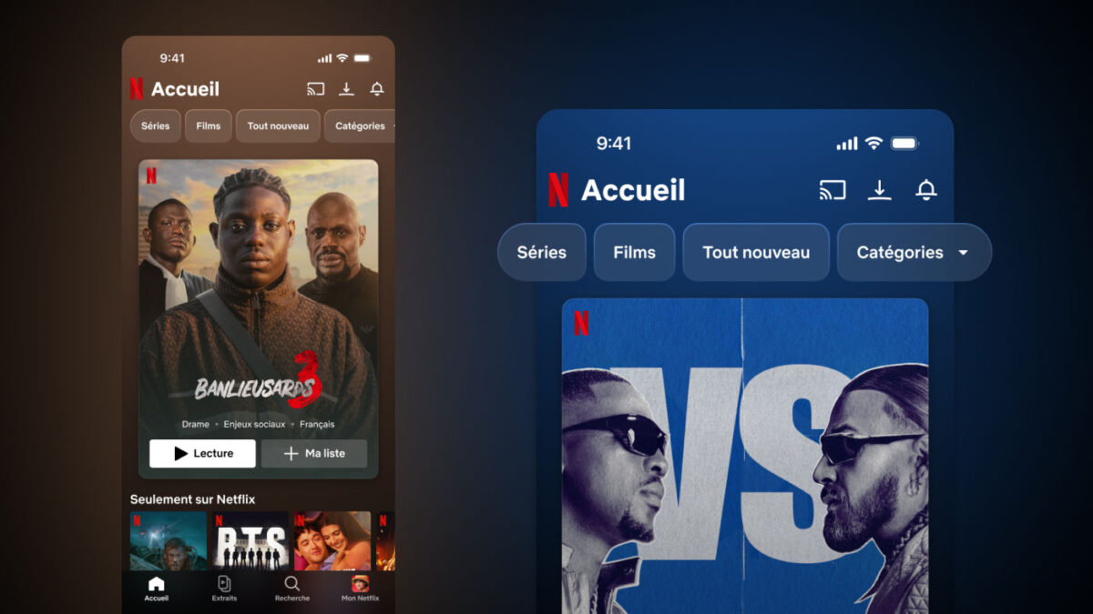 Netflix Interface Application iPhone
