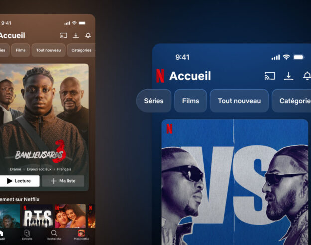 Image Netflix sur iPhone s&rsquo;inspire de TikTok avec des vidéos verticales
