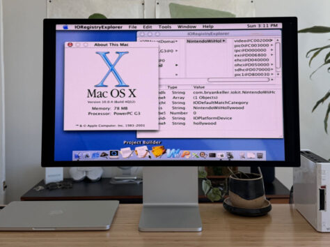 Image article Il réussit à faire tourner Mac OS X sur la Nintendo Wii