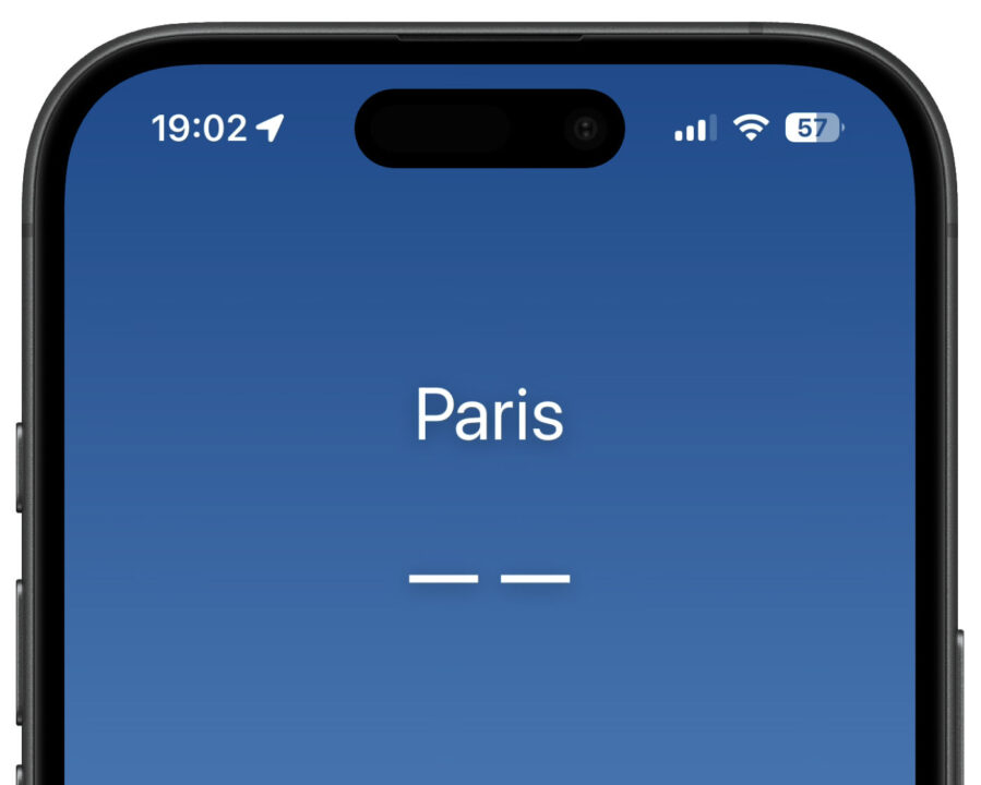 Panne Application Meteo iPhone