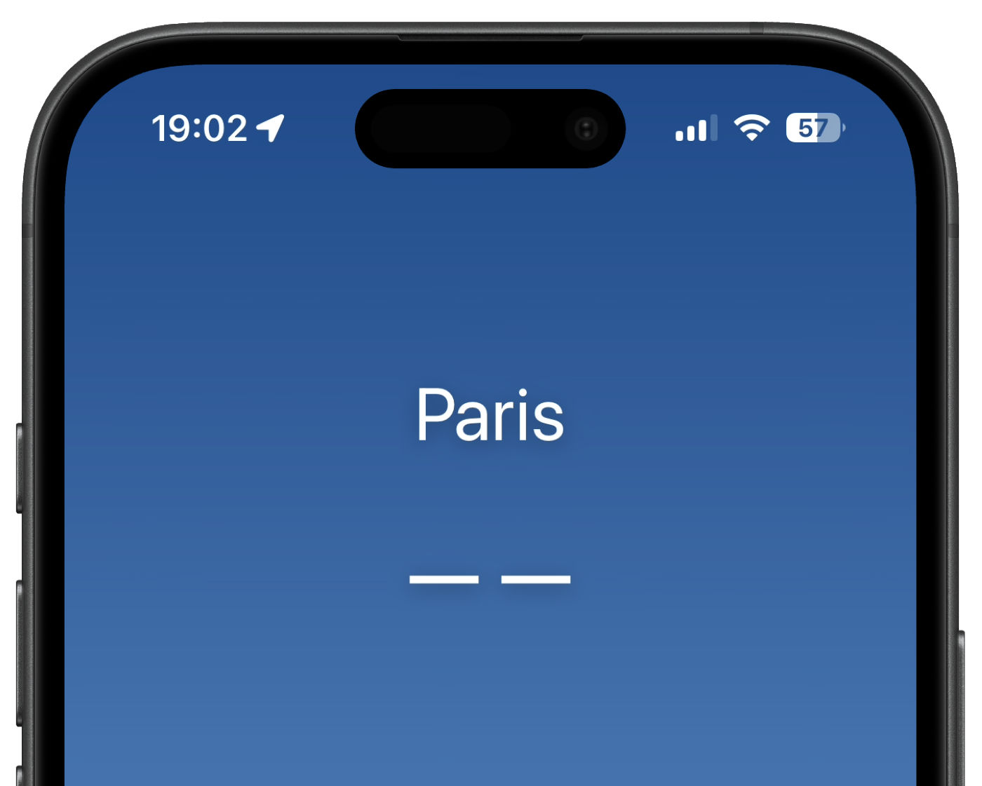 Panne Application Meteo iPhone