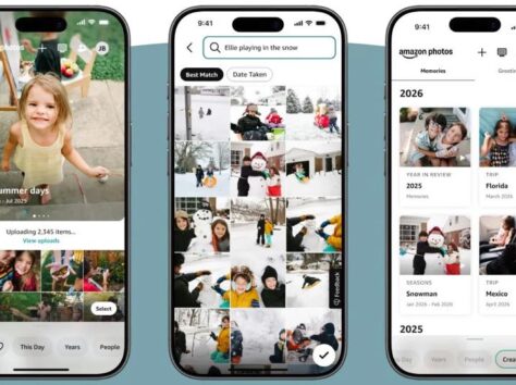 Image article Amazon modernise ses apps iPhone : Photos se réinvente et l’application principale mise sur l’IA