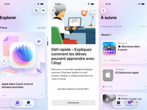 Image article Apple va utiliser des présentateurs vidéo IA pour former ses vendeurs