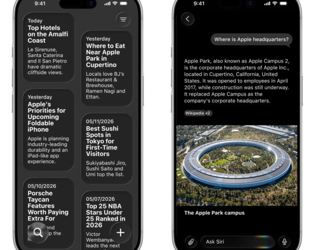 Image L&rsquo;application Siri d&rsquo;iOS 27 se synchronisera entre appareils via iCloud