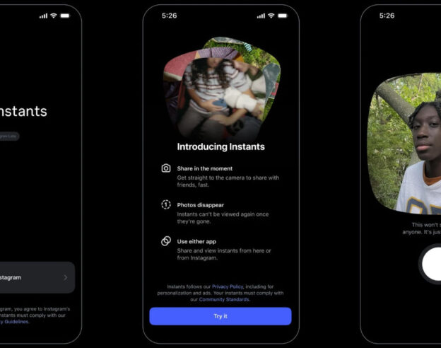 Image Instagram lance Instants, une application iPhone façon Snapchat et BeReal