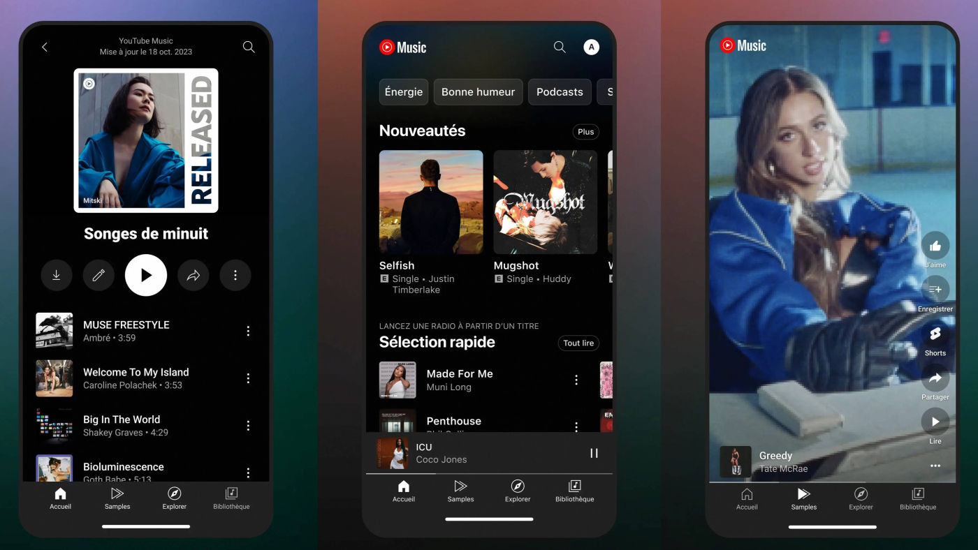 YouTube Music Application iPhone