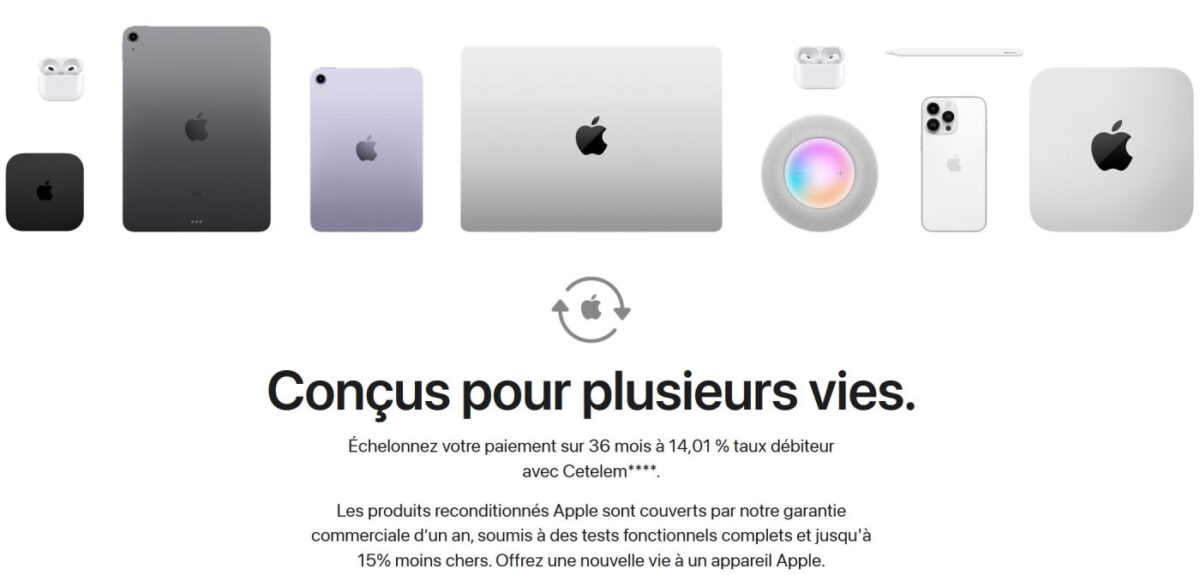 Apple Reconditionne Refurb