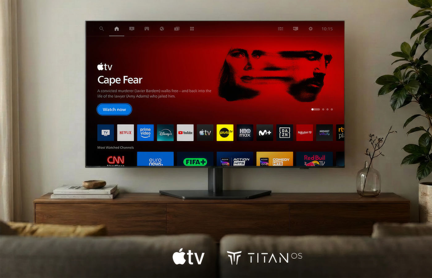 Apple TV Televiseur Philips Titan OS