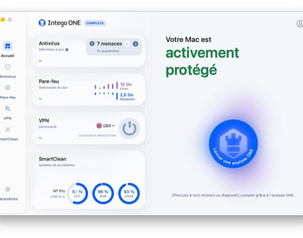 Image Intego ONE : sécuriser son Mac, protéger sa vie privée et faire le ménage avec une seule suite