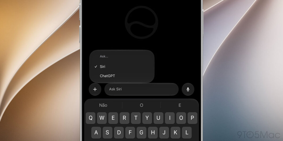Siri AI Application Option ChatGPT